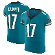 ＃17 Men's Cam Camper Teal Elite Jacksonville Jaguars Prowler Throwback Vapor F.U.S.E. Jersey