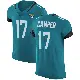 ＃17 Men's Cam Camper Teal Elite Jacksonville Jaguars Vapor Untouchable Alternate Jersey