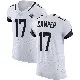 ＃17 Men's Cam Camper White Elite Jacksonville Jaguars Vapor Untouchable Road Jersey