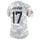 ＃17 Women's Cam Camper Arctic Camo Limited Jacksonville Jaguars 2024 Salute to Service Jersey