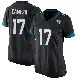 ＃17 Women's Cam Camper Black Game Jacksonville Jaguars Jersey