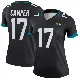 ＃17 Women's Cam Camper Black Legend Jacksonville Jaguars Jersey