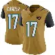 ＃17 Women's Cam Camper Gold Limited Jacksonville Jaguars Color Rush Vapor Untouchable Jersey