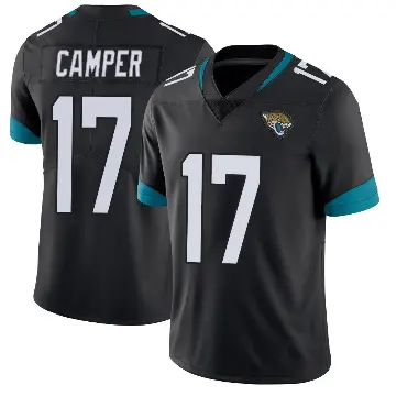 ＃17 Youth Cam Camper Black Limited Jacksonville Jaguars Vapor Untouchable Jersey