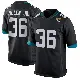 ＃36 Men's LeQuint Allen Jr. Black Game Jacksonville Jaguars Jersey