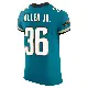 ＃36 Men's LeQuint Allen Jr. Teal Elite Jacksonville Jaguars Prowler Throwback Vapor F.U.S.E. Jersey