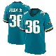 ＃36 Men's LeQuint Allen Jr. Teal Game Jacksonville Jaguars Prowler Throwback Jersey