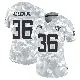 ＃36 Women's LeQuint Allen Jr. Arctic Camo Limited Jacksonville Jaguars 2024 Salute to Service Jersey