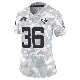 ＃36 Women's LeQuint Allen Jr. Arctic Camo Limited Jacksonville Jaguars 2024 Salute to Service Jersey