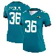 ＃36 Women's LeQuint Allen Jr. Teal Legend Jacksonville Jaguars Jersey
