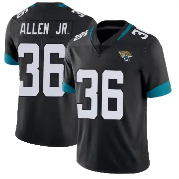 ＃36 Youth LeQuint Allen Jr. Black Limited Jacksonville Jaguars Vapor Untouchable Jersey