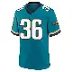 ＃36 Youth LeQuint Allen Jr. Teal Game Jacksonville Jaguars Prowler Throwback Jersey