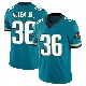 ＃36 Youth LeQuint Allen Jr. Teal Limited Jacksonville Jaguars Prowler Throwback Vapor F.U.S.E. Jersey