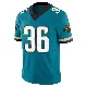 ＃36 Youth LeQuint Allen Jr. Teal Limited Jacksonville Jaguars Prowler Throwback Vapor F.U.S.E. Jersey