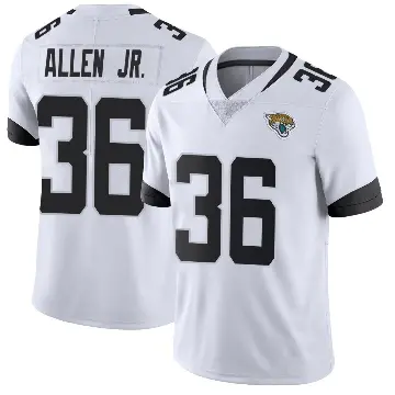 ＃36 Youth LeQuint Allen Jr. White Limited Jacksonville Jaguars Vapor Untouchable Jersey